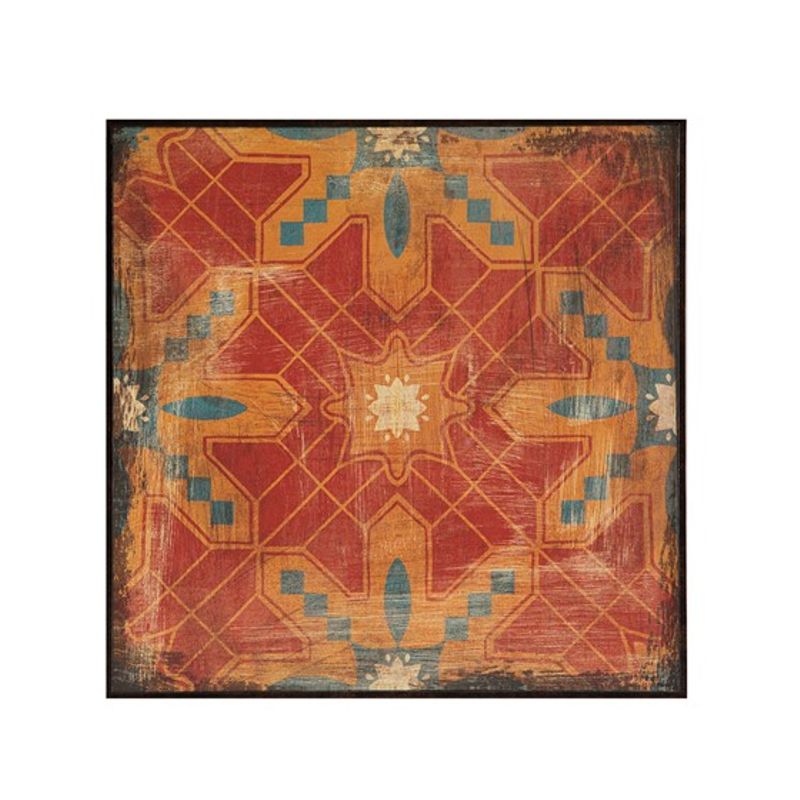 Moroccan Tile 4-piece Framed Art Set