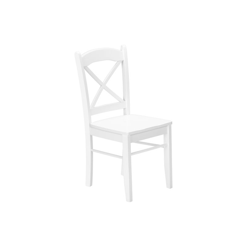 Dining Chair - 2Pcs / 36"H White