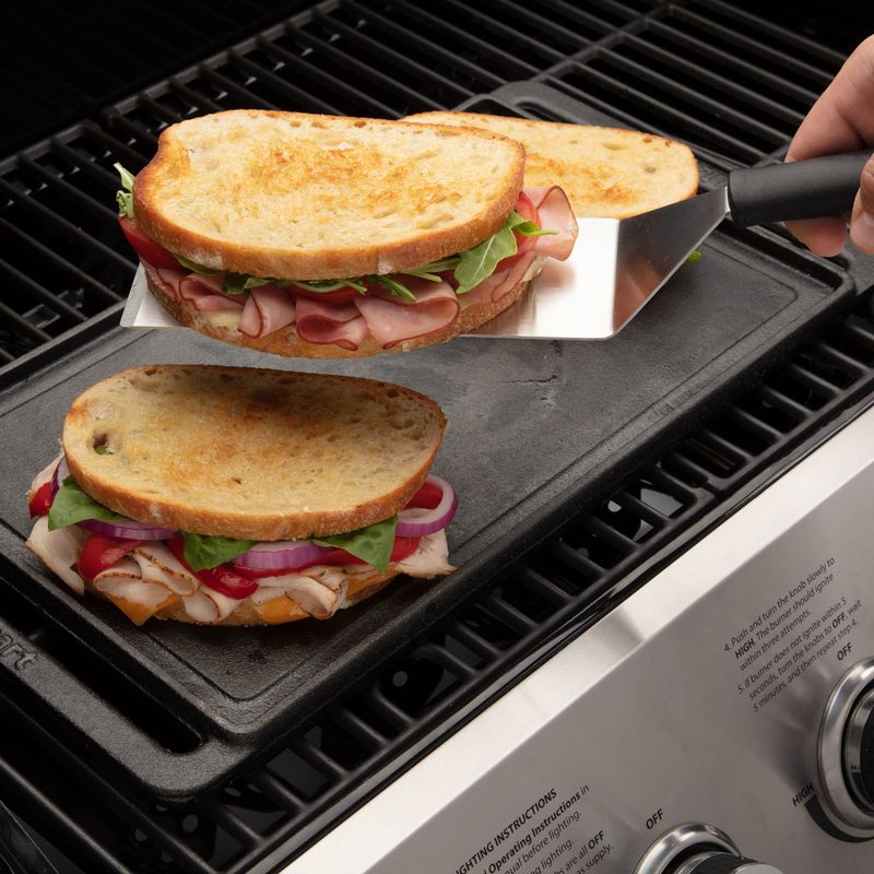 Cuisinart - Reversible Cast Iron Griddle/Grill Plate