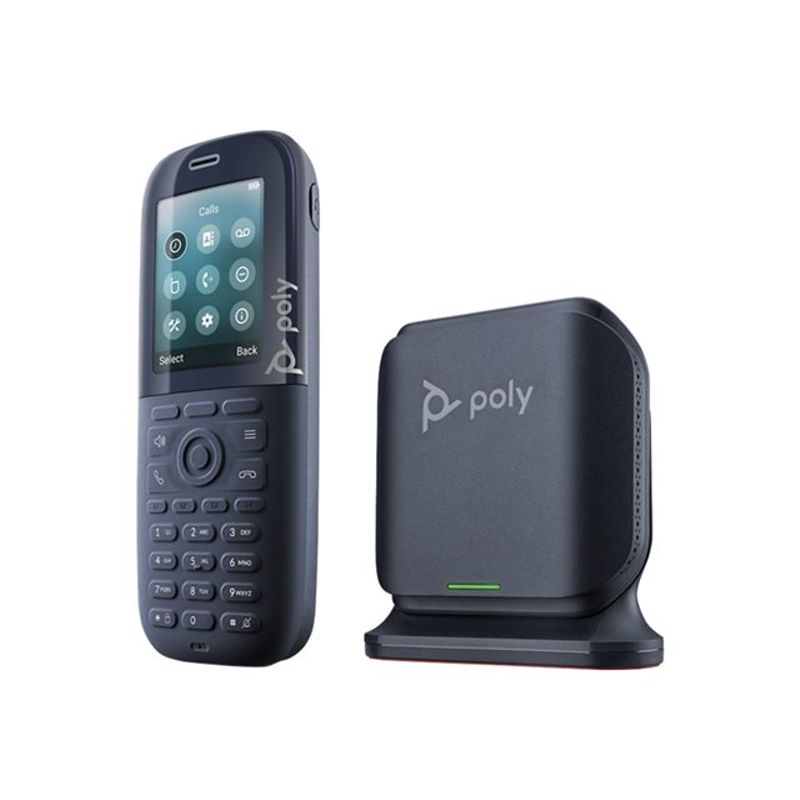 Poly Rove B2 Base Station and 30 Phone Handset Kit - cordless phone with caller ID/call waiting - 3-way call capability