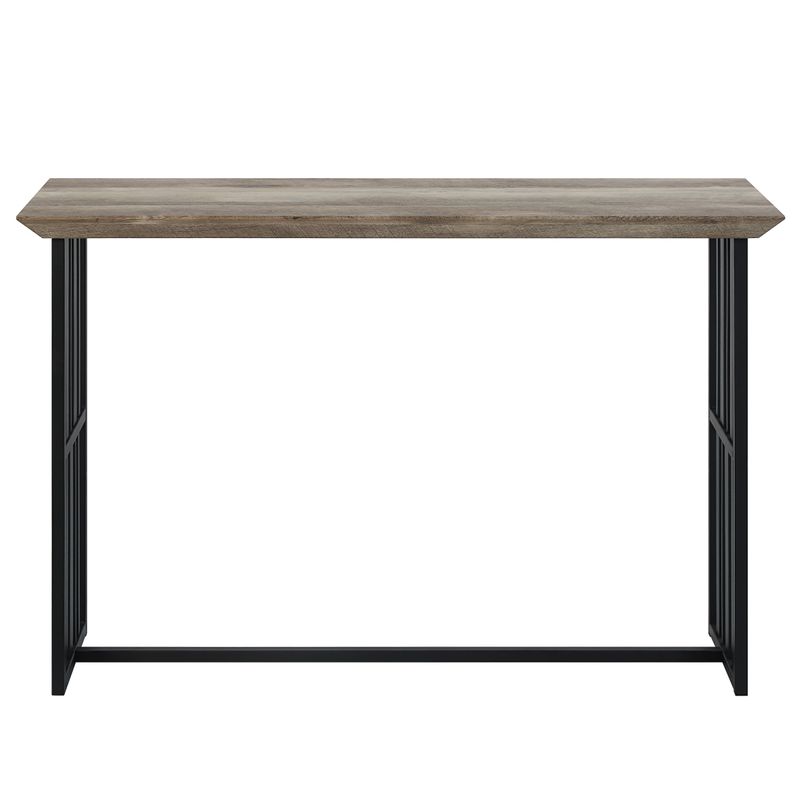 ACME Zudora Sofa Table, Antique Oak & Black Finish