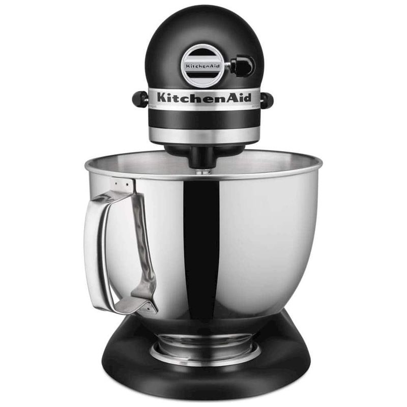 KitchenAid - Artisan Series 5 Quart Tilt-Head Stand Mixer - KSM150PSBM - Black Matte