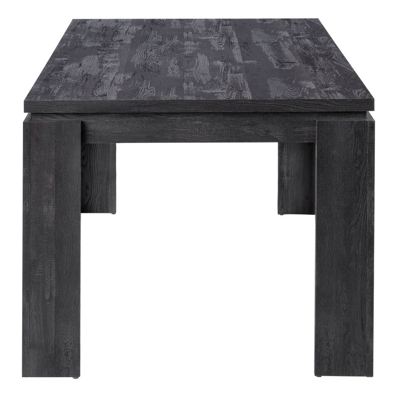 Dining Table - 36"X 60" / Black Reclaimed Wood-Look