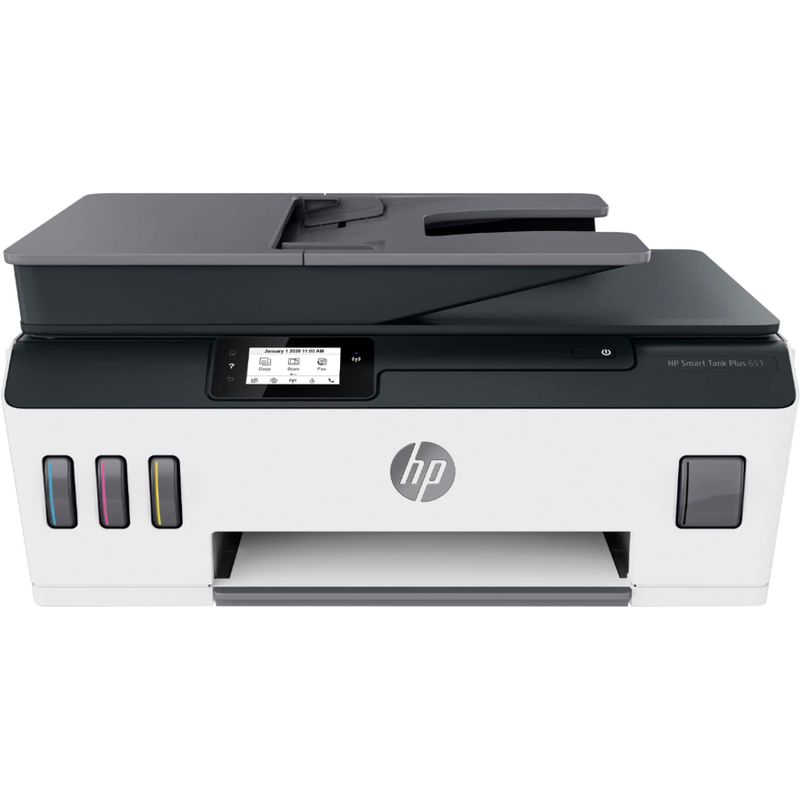 HP - Smart Tank Plus 651 Wireless All-In-One Supertank Inkjet Printer with up to 2 Years of Ink Included - White
