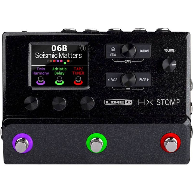 Line 6 - HX Stomp Guitar Effects Processor - Black