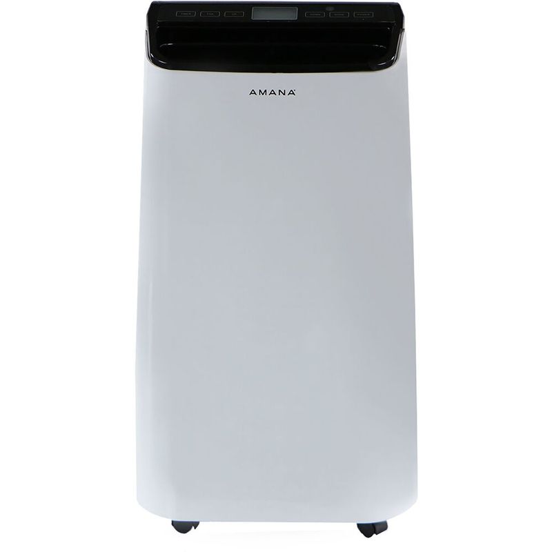 Amana - Portable Air Conditioner with Remote Control in White/Black for Rooms up to 350-Sq. Ft.