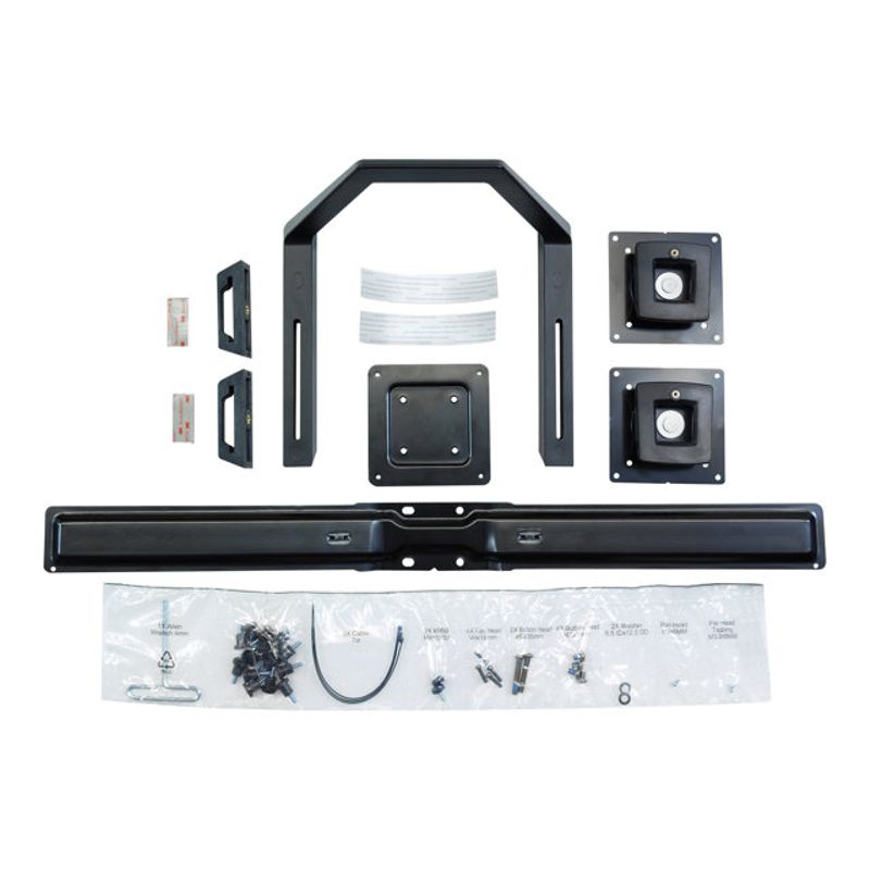 Ergotron mounting kit - for 2 LCD displays - black