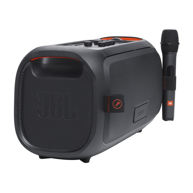JBL - PartyBox On-The-Go Essential Portable Party Speaker w/ Lights & Mic