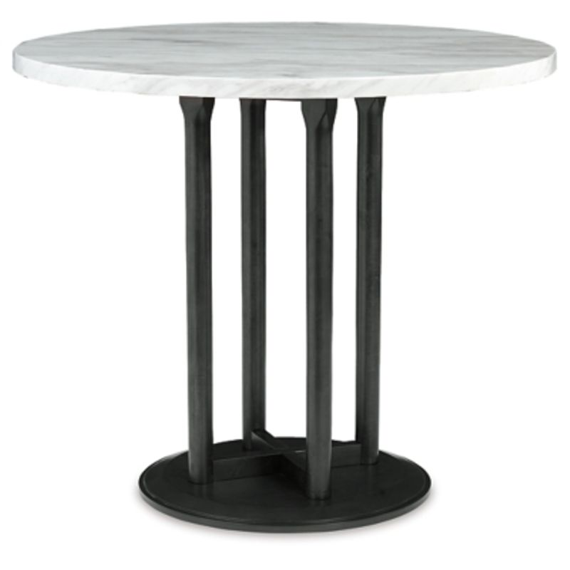 Two-tone Centiar Round Dining Room Counter Table