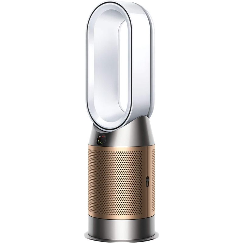 Dyson - Purifier Hot + Cool Formaldehyde - HP09 - Smart Tower Air Purifier, Heater and Fan - White/Gold