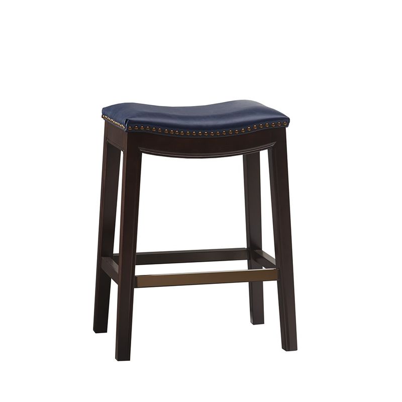 Isla Saddle Counter Stool Navy