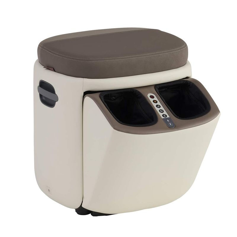 Human Touch - Reveal Ottoman Massager - Cream