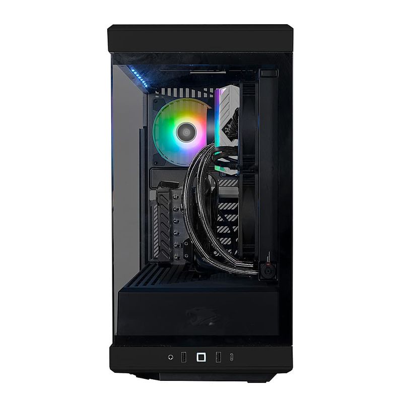 iBUYPOWER - Y40 Gaming Desktop - Intel Core i7-14700KF - 32GB DDR5 RAM - NVIDIA GeForce RTX 4070 12GB - 2TB NVMe SSD - Black