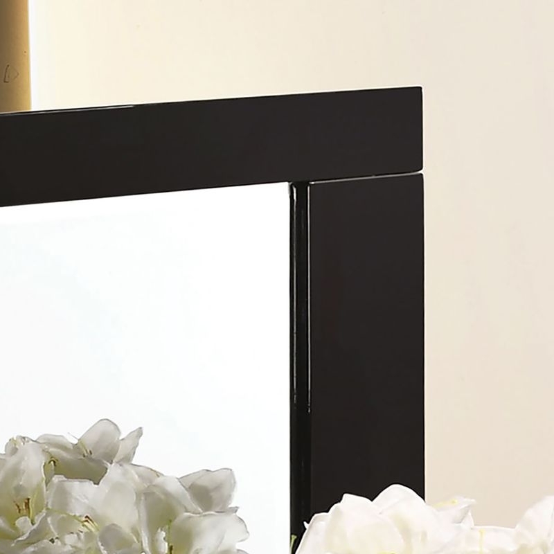 Contemporary Mirror in Black