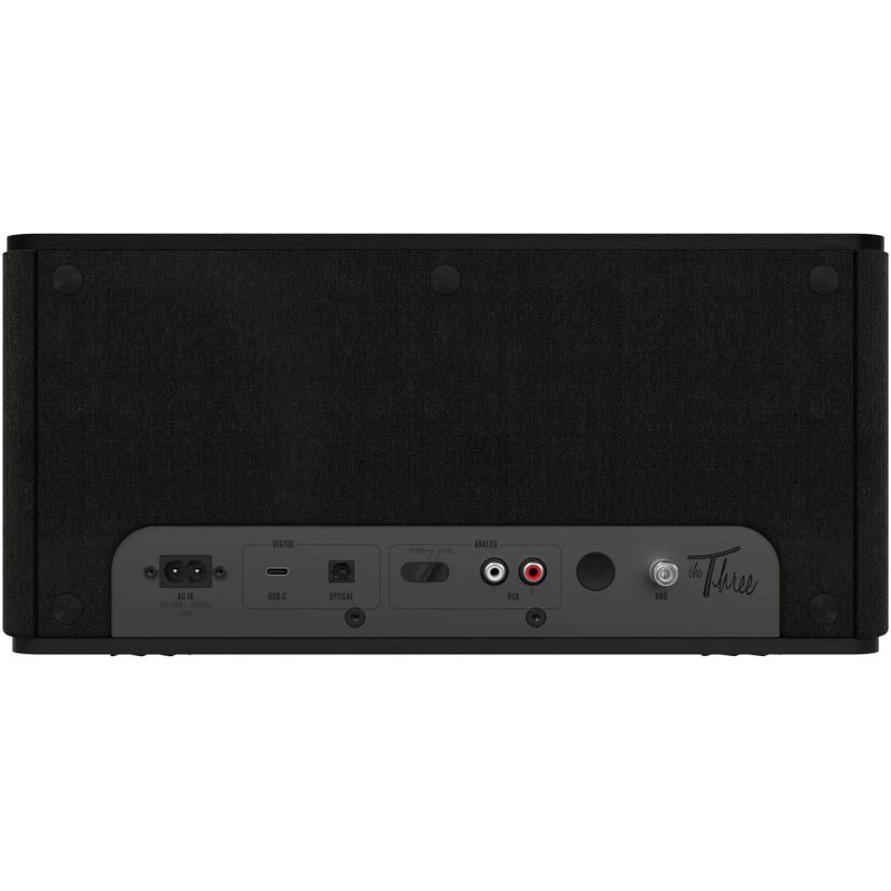 Klipsch - The Three Plus Premium Tabletop Bluetooth Speaker with Broadcast Mode - Matte Black