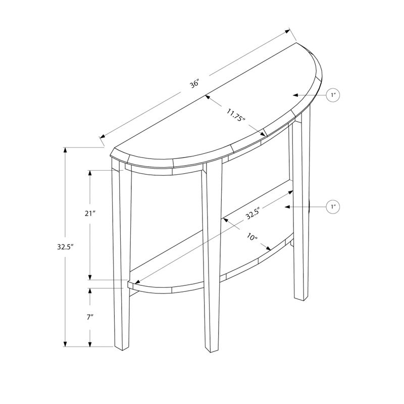 Accent Table/ Console/ Entryway/ Narrow/ Sofa/ Living Room/ Bedroom/ Laminate/ White/ Contemporary/ Modern