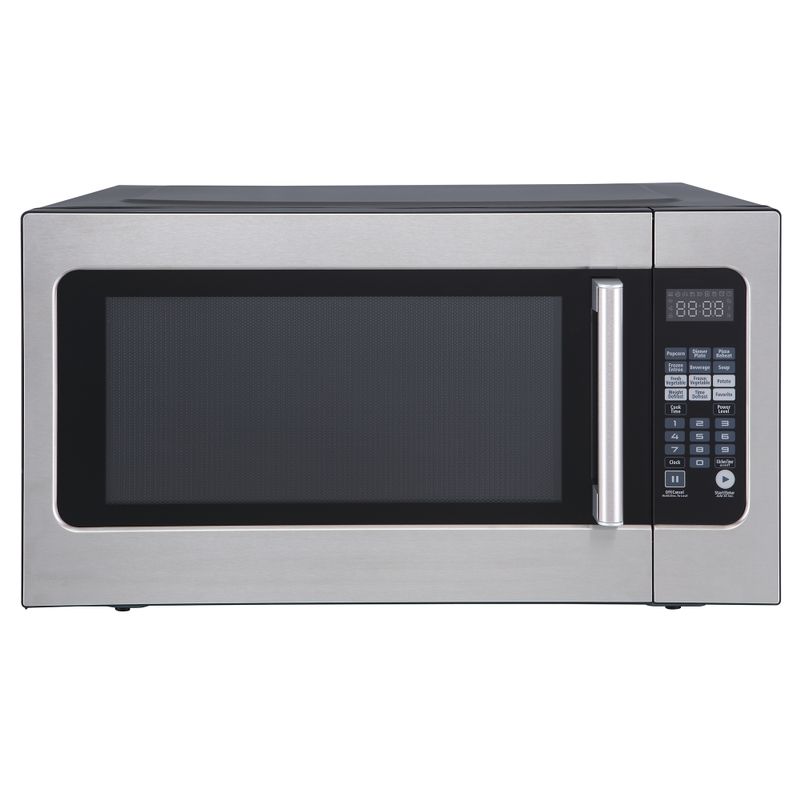 Magic Chef 2.2 Cu Ft Stainless Steel, Countertop, 1200 Watt Microwave with Sensor Cook