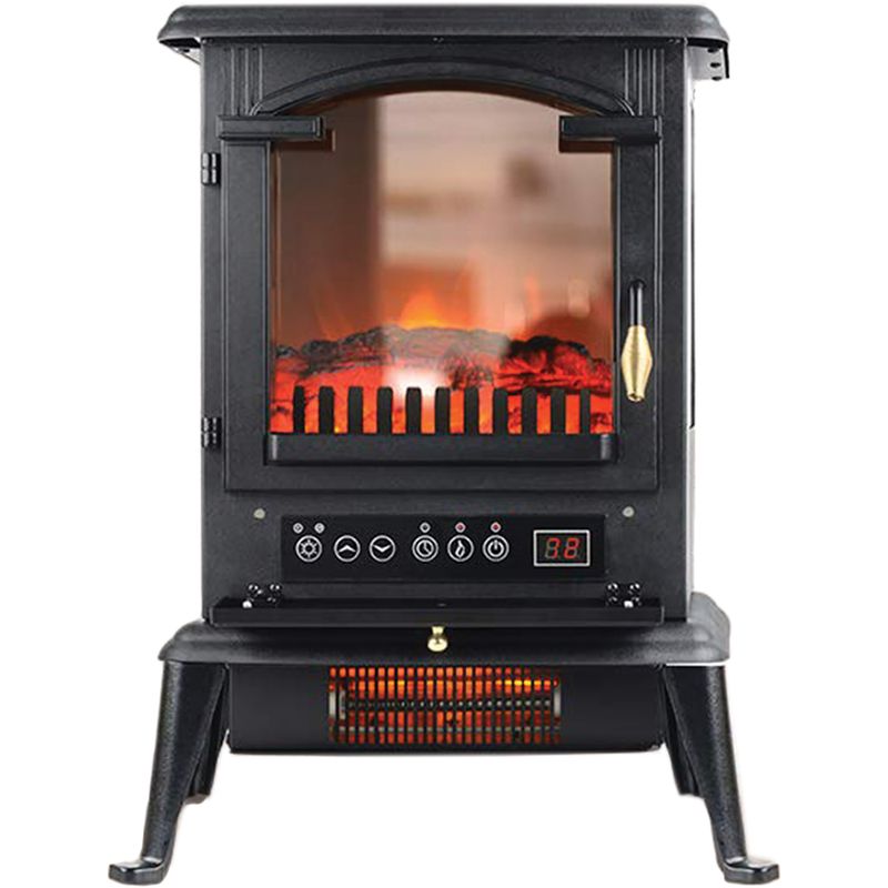 LifeSmart 3 Sided Flame View Infrared Heater Stove