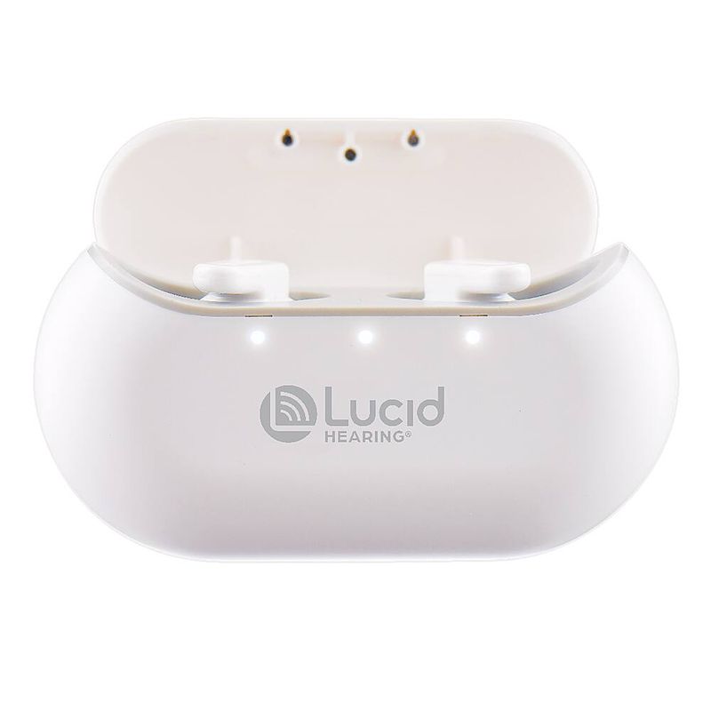 Lucid Hearing - Tala Premium Rechargeable OTC Hearing Aids - Android - WHITE