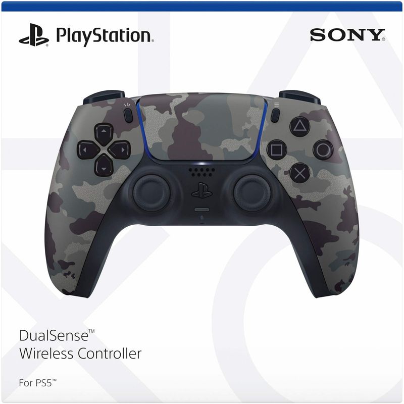 Sony - PlayStation 5 - DualSense Wireless Controller - Gray Camouflage