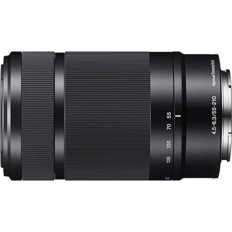 Sony - 55-210mm f/4.5-6.3 Telephoto Lens for Most Alpha E-Mount Cameras - Black