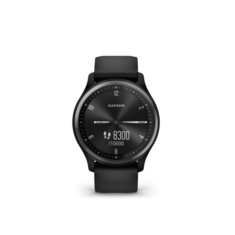 Garmin - vivomove Sport Fitness Hybrid Smartwatch Black/Slate