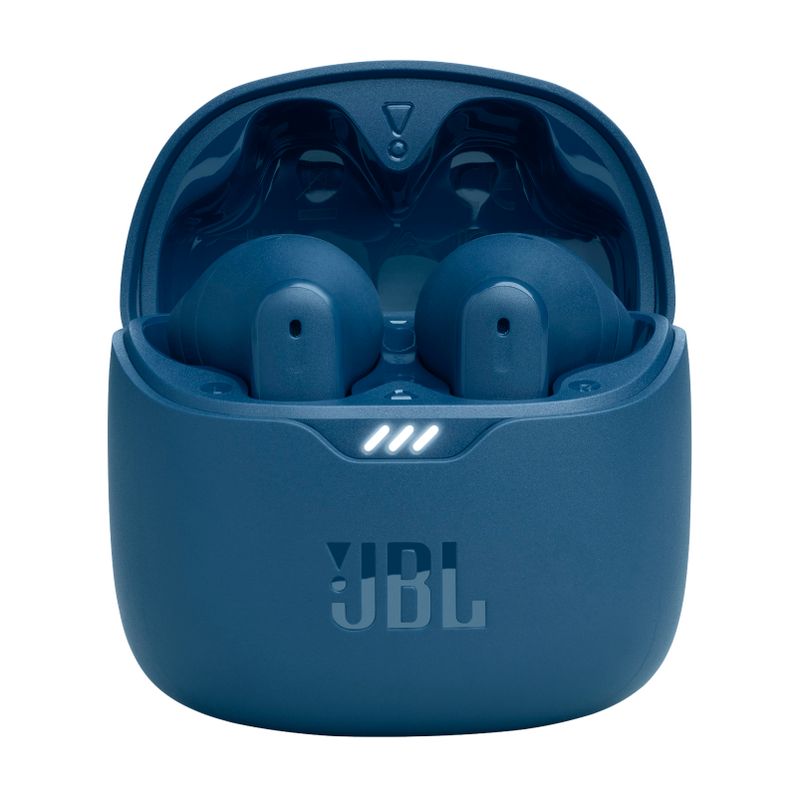 JBL - Tune Flex True Wireless Noise Cancelling Earbuds Blue