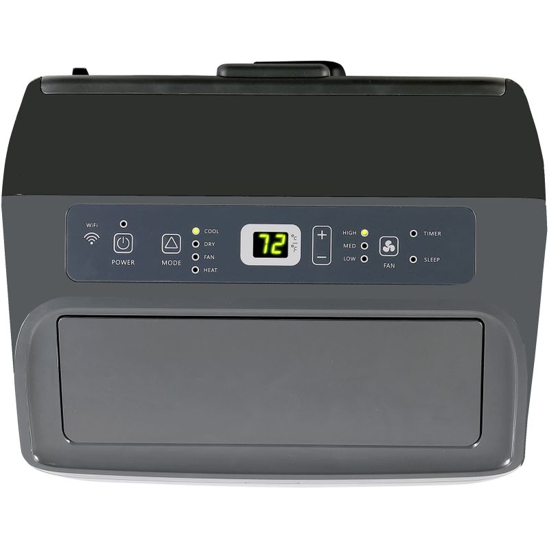 10,000 BTU Smart Portable Inverter Air Conditioner with Wi-fi and Remote Control