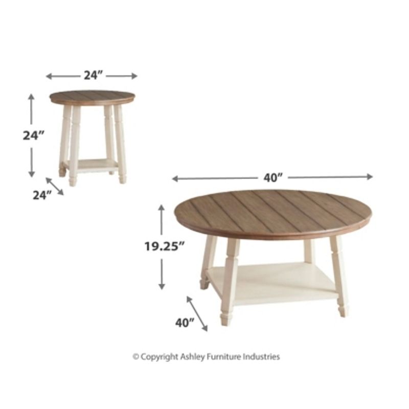 Two-tone Bolanbrook Occasional Table Set (3/CN)