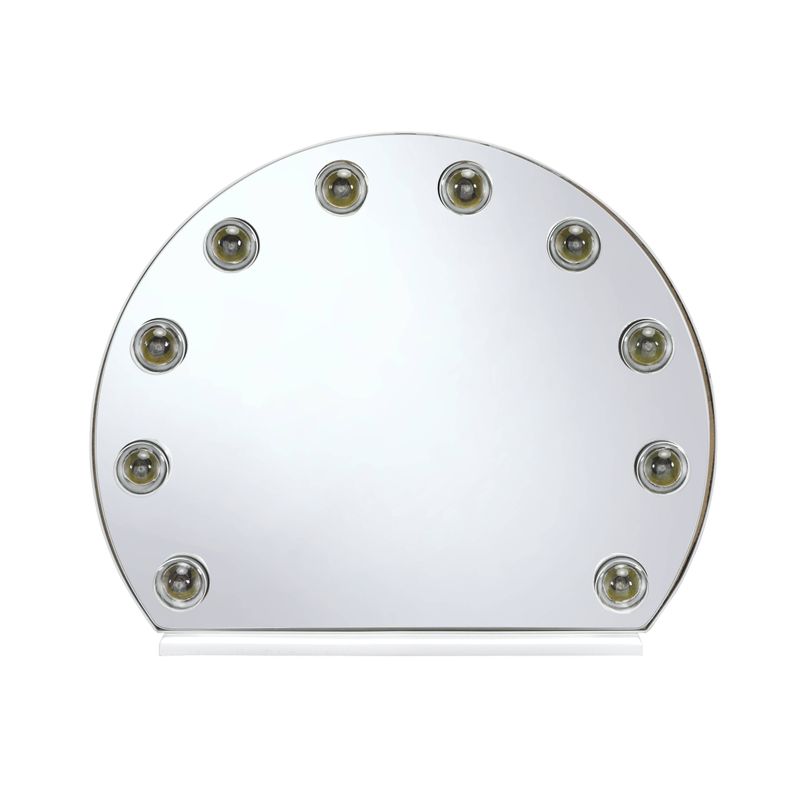 ACME Alma Accent Mirror, White Finish