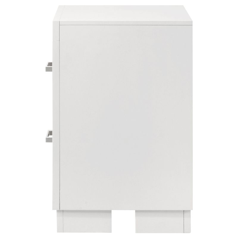 Jessica 2-drawer Nightstand White