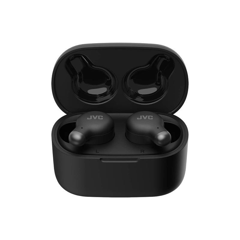 JVC - Marshmallow Plus True Wireless Headphones with Noise Cancelling - Black