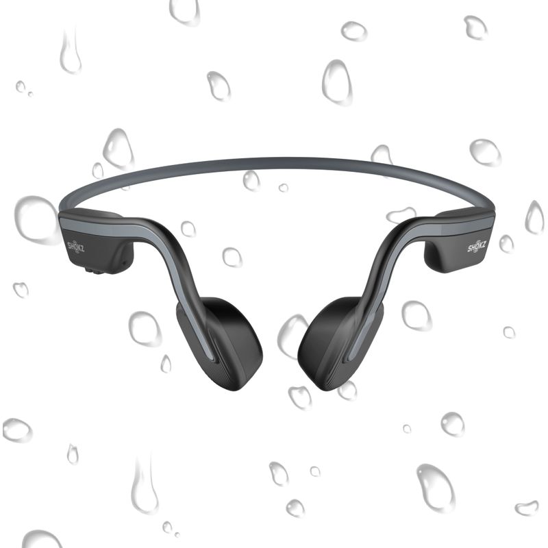 Shokz - OpenMove Bone Conduction Open Ear Lifestyle/Sport Headphones - Gray