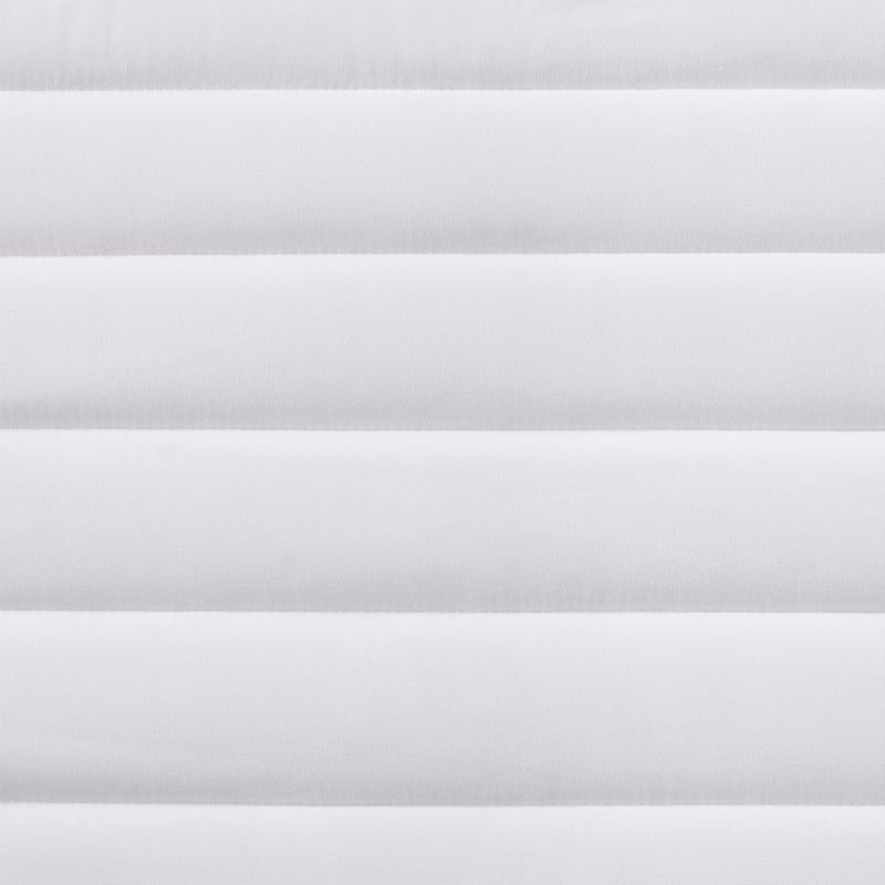 White Frisco Ultra-Soft Microfiber Waterproof Sofa Bed Mattress Pad Queen