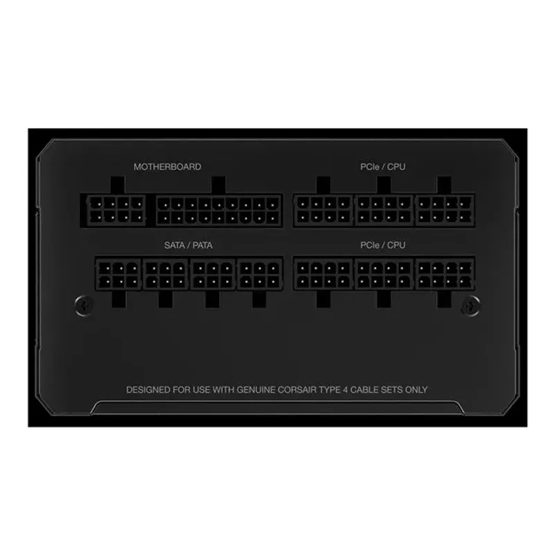 CORSAIR - RMe Series RM1000e 80 PLUS Gold Fully Modular Low-Noise ATX 3.0 and PCIE 5.0 Power Supply PSU - Black