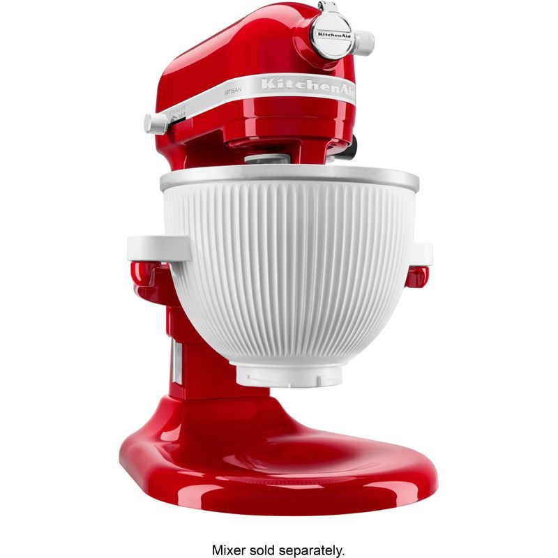 KitchenAid - Ice Cream Maker Attachment, KSMICM - White