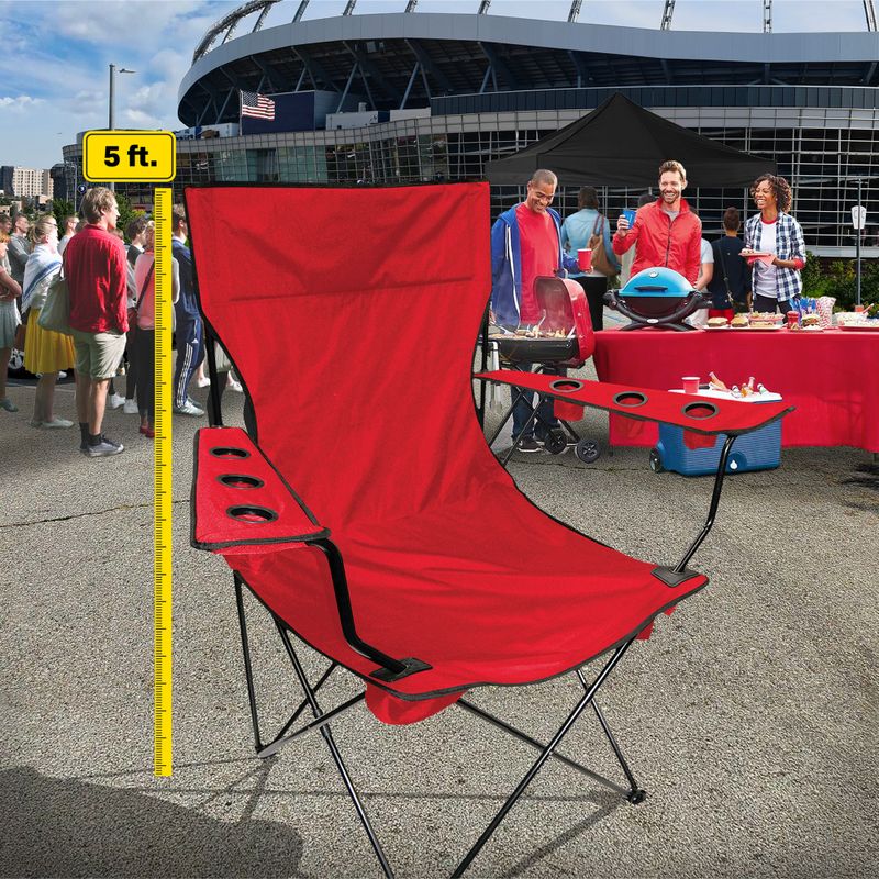 Giant Kingpin Folding Chair Red