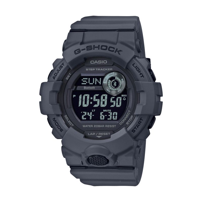 G-Shock - Mens Power Trainer Bluetooth Digital Watch Dark Gray