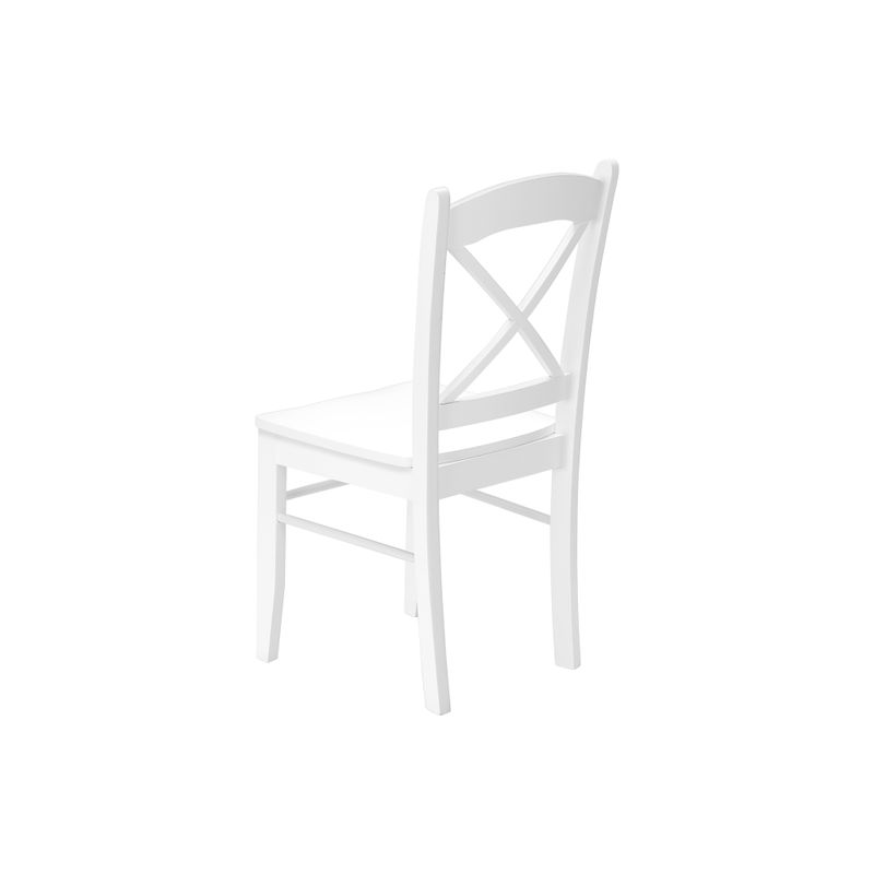 Dining Chair - 2Pcs / 36"H White