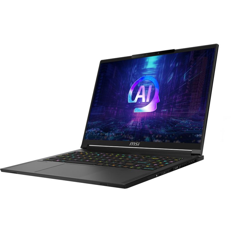 MSI - Stealth A16 AI+ -Copilot+PC- 16"240Hz QHD Ultra Thin Gaming Laptop- AMD Ryzen AI 9-365 with 32GB Memory-RTX 4070-1TB SSD - Core Black