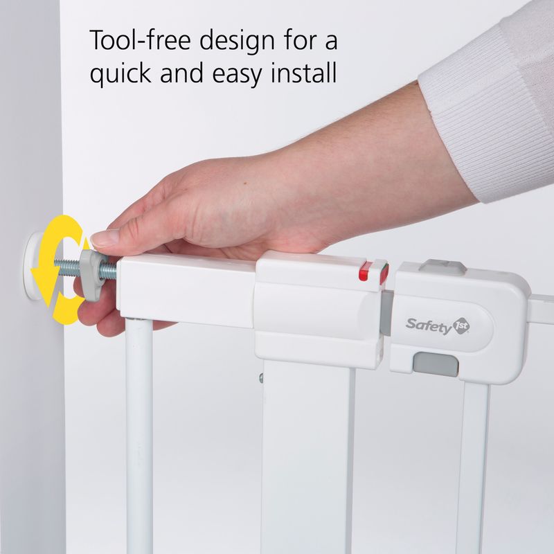 Tall & Wide Easy Install Walk-Thru Safety Gate