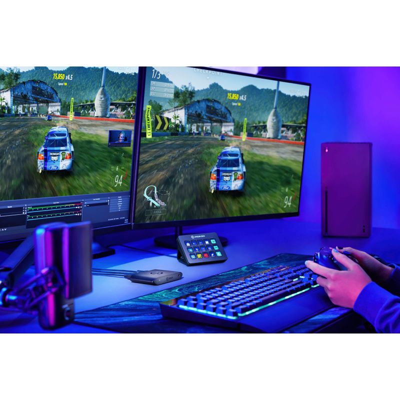 Elgato - HD60 X 1080p60 HDR10 External Capture Card for PS5, PS4/Pro, Xbox Series X/S, Xbox One X/S, PC, and Mac - Black