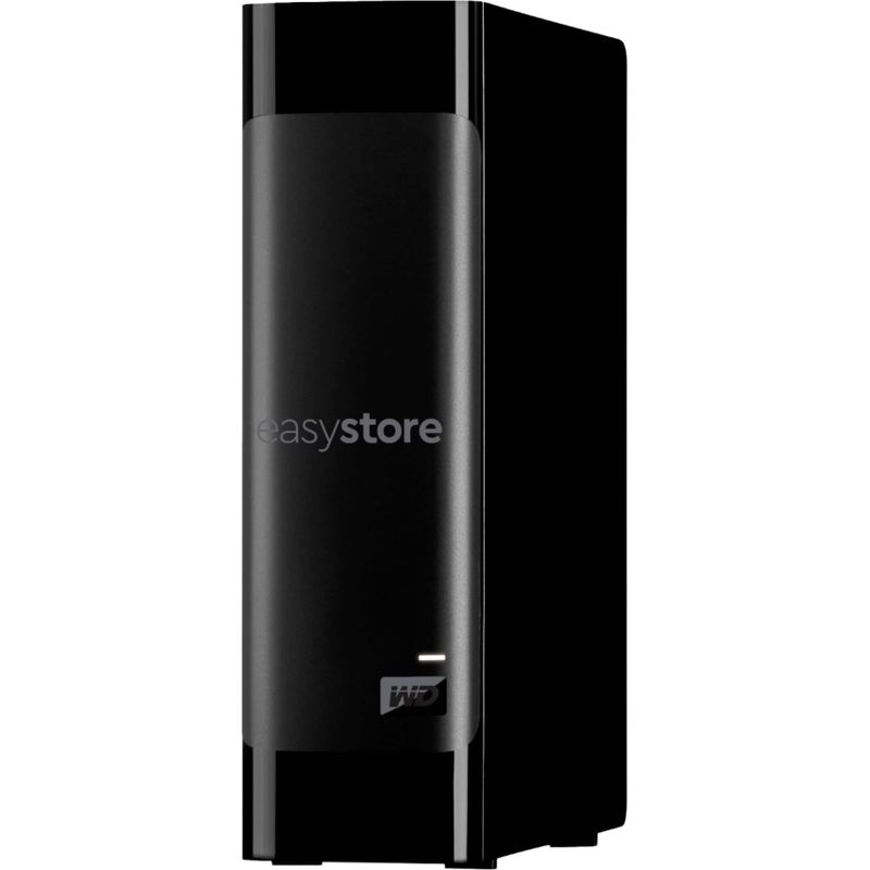 WD - easystore 8TB External USB 3.0 Hard Drive - Black