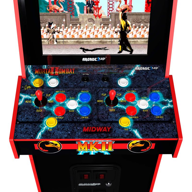 Arcade1Up - Mortal Kombat II Deluxe Arcade Game - Black