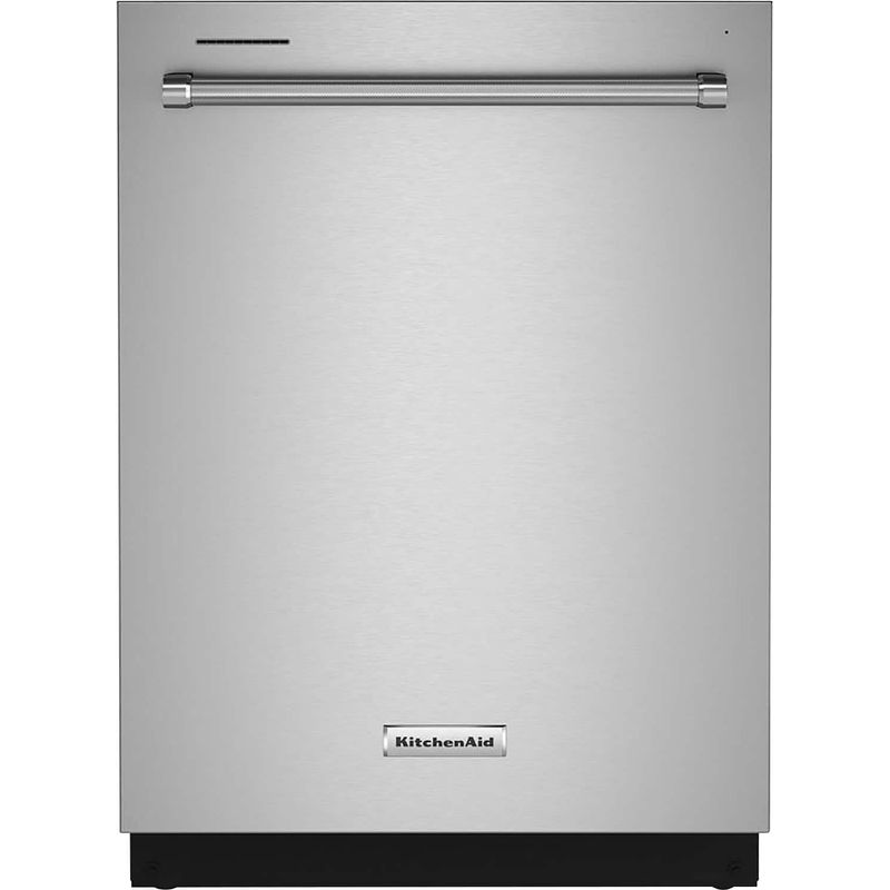 KitchenAid - 24" Top Control Built-In Stainless Steel Tub Dishwasher with 3rd Rack, FreeFlex, 44 dBA - Stainless Steel
