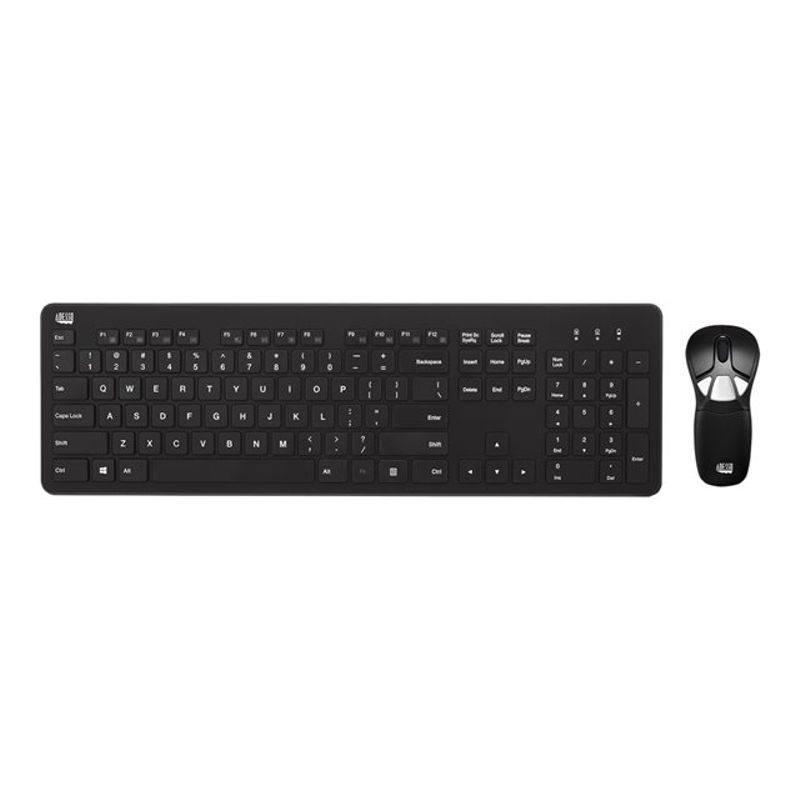 Adesso WKB-5300CB - keyboard and mouse set - full size - QWERTY - US Input Device