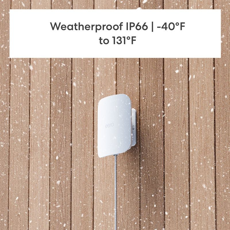 eero - Outdoor 7 Dual-Band Mesh Wi-Fi Router - White