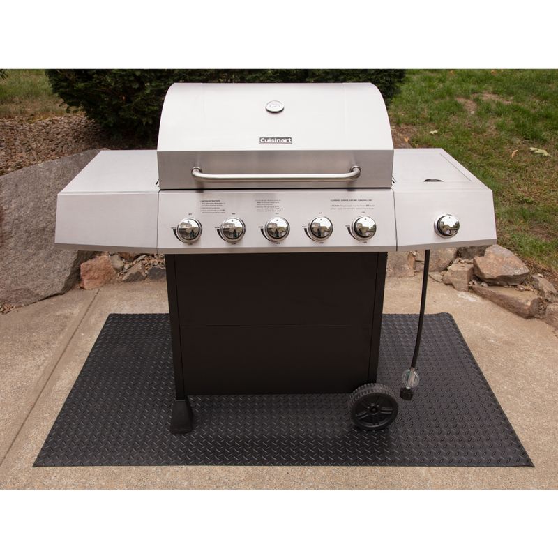 Cuisinart - 65" x 36" Premium Deck and Patio Grill Mat