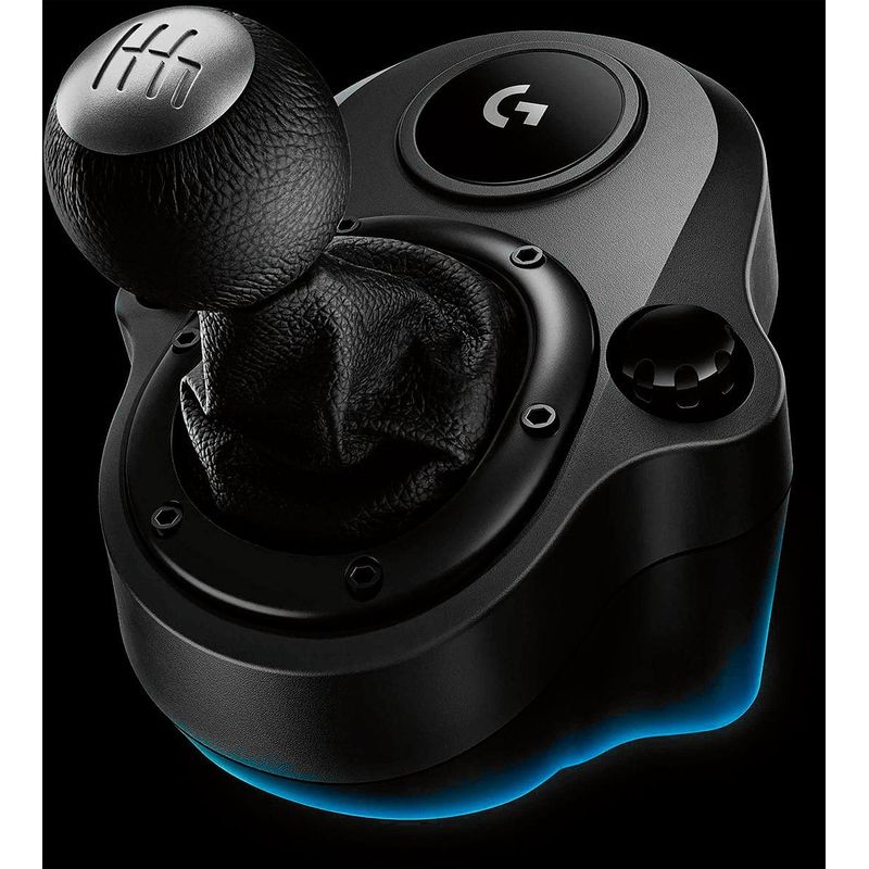 Logitech - Driving Force Shifter for Xbox Series XS, Xbox One, and PlayStation 4 & 5 - Black/Silver