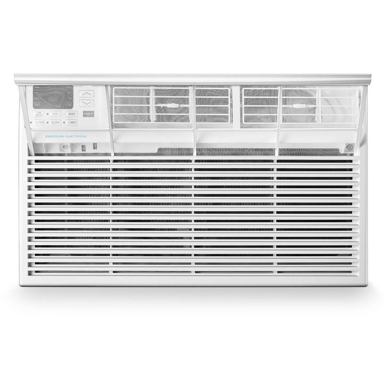 Emerson Quiet Kool - 10000 BTU 450 Sq. Ft. 230V Smart Through-the-Wall Air Conditioner with 10600 BTU Heater - White
